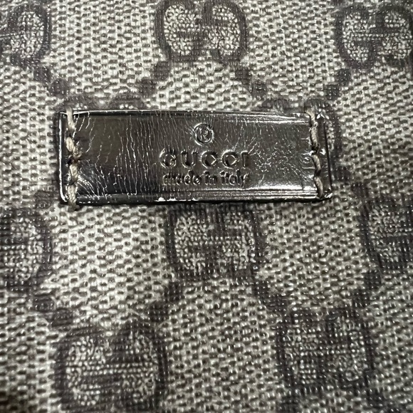 Gucci GG Supreme tote bag purse authentic brown bronze great used condition - Picture 9 of 12